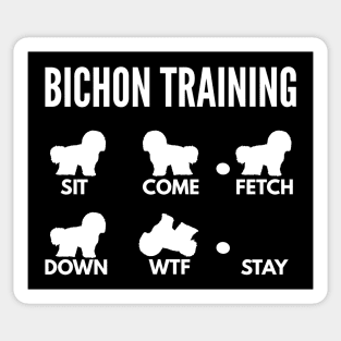 Bichon Training Bichon Frise Tricks Sticker